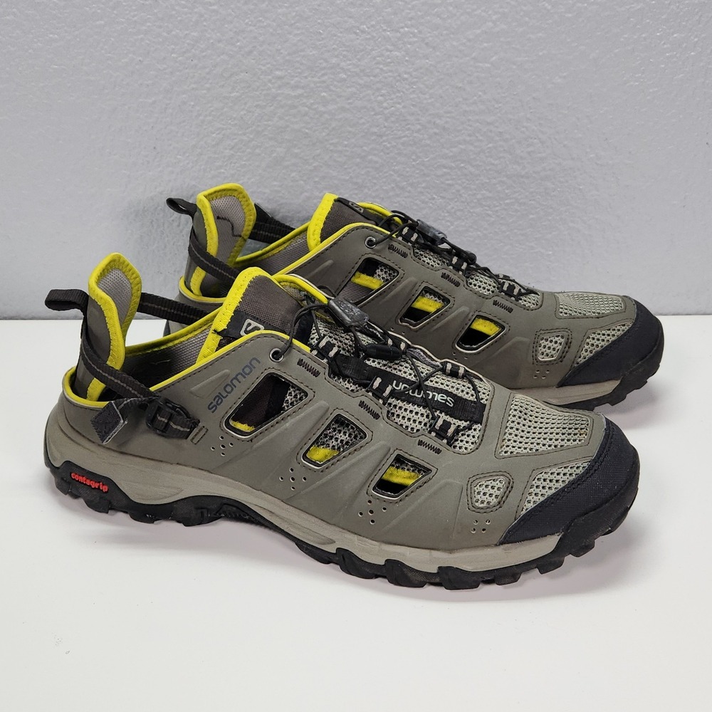 Salomon Evasion Cabrio Sandals Mens Sz 12 Green Water Hiking Shoes Outdoor